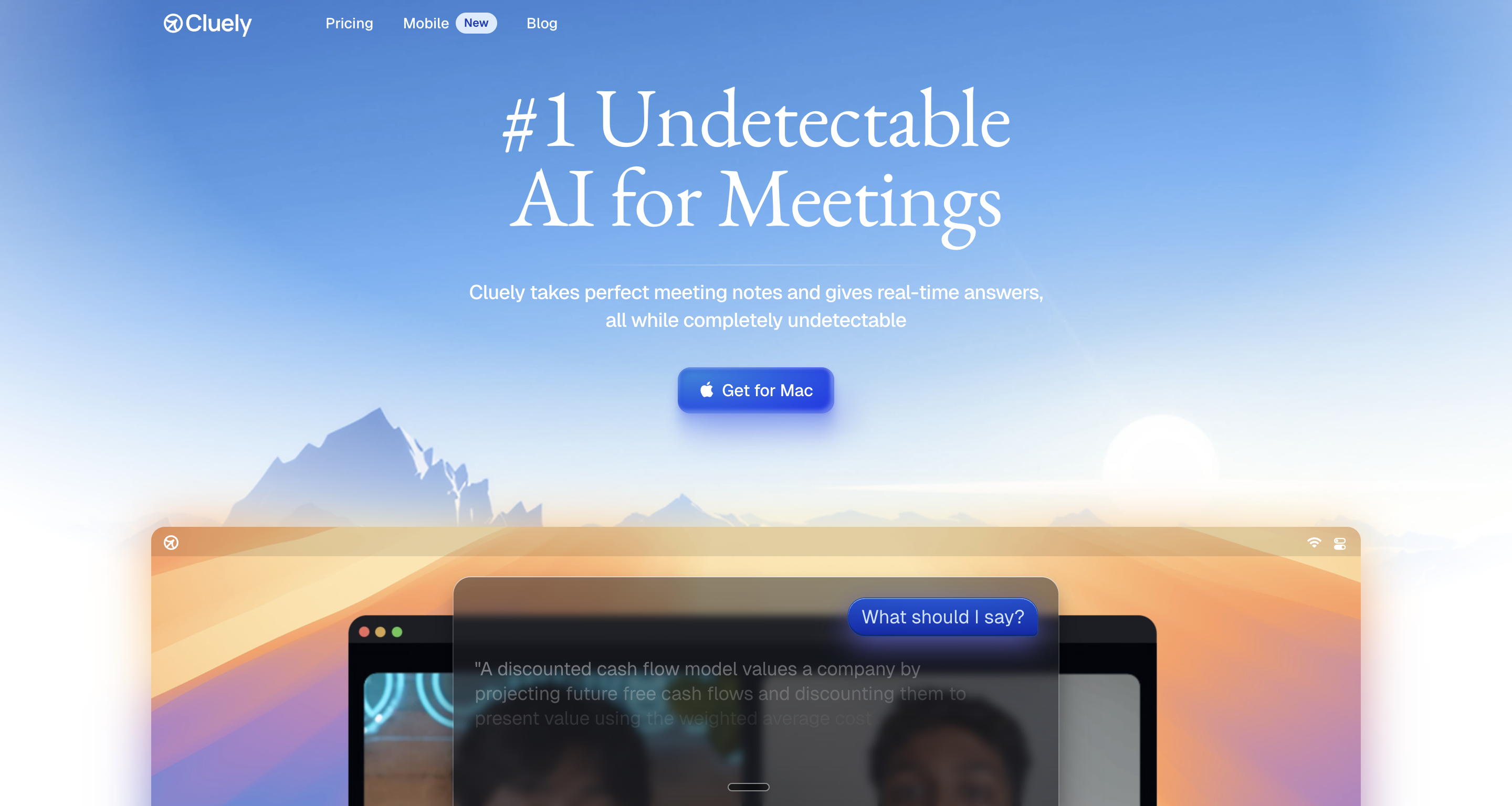 Cluely Real-Time AI Assistant