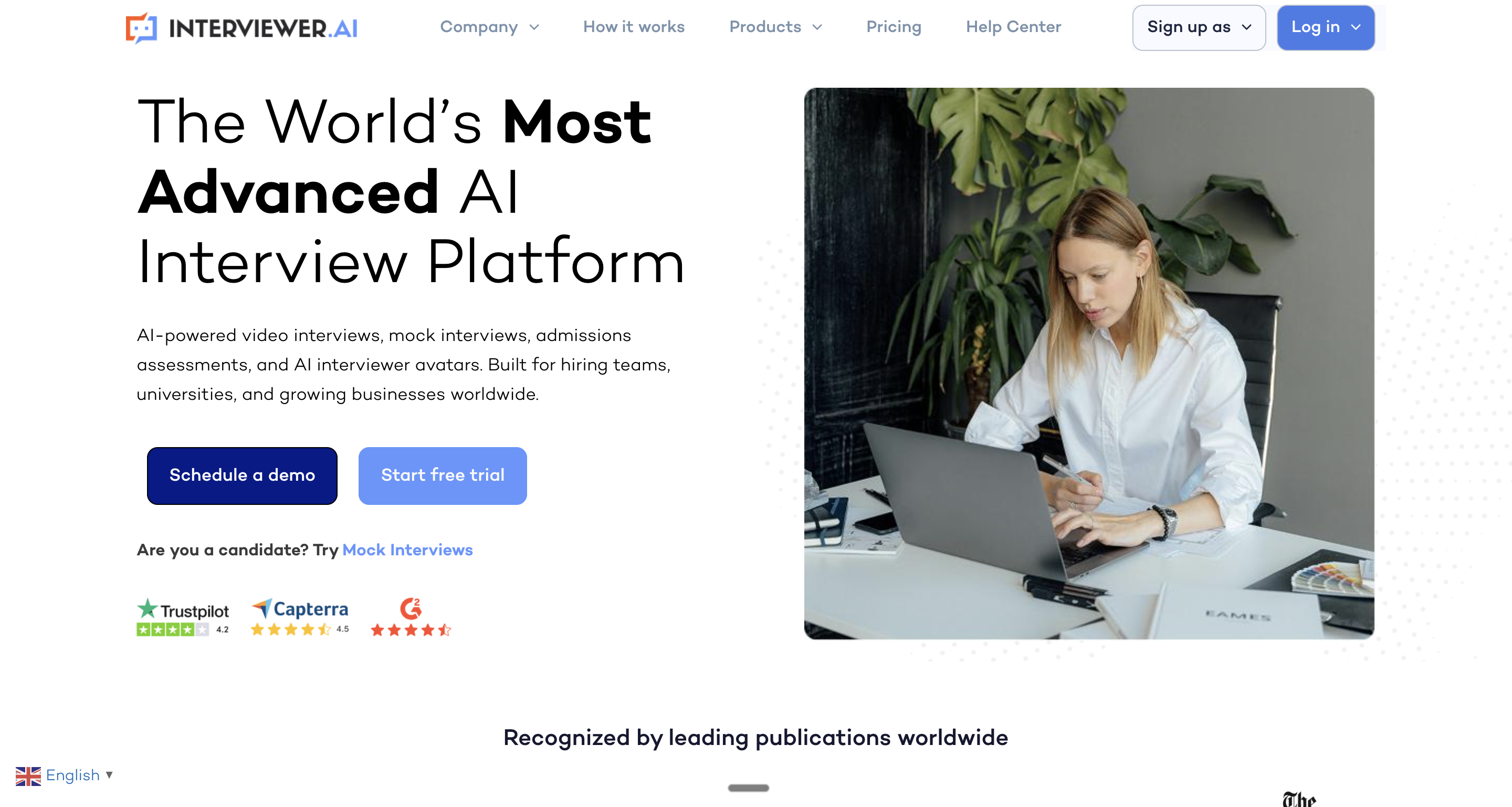 Interviewer.AI Video Interview Platform