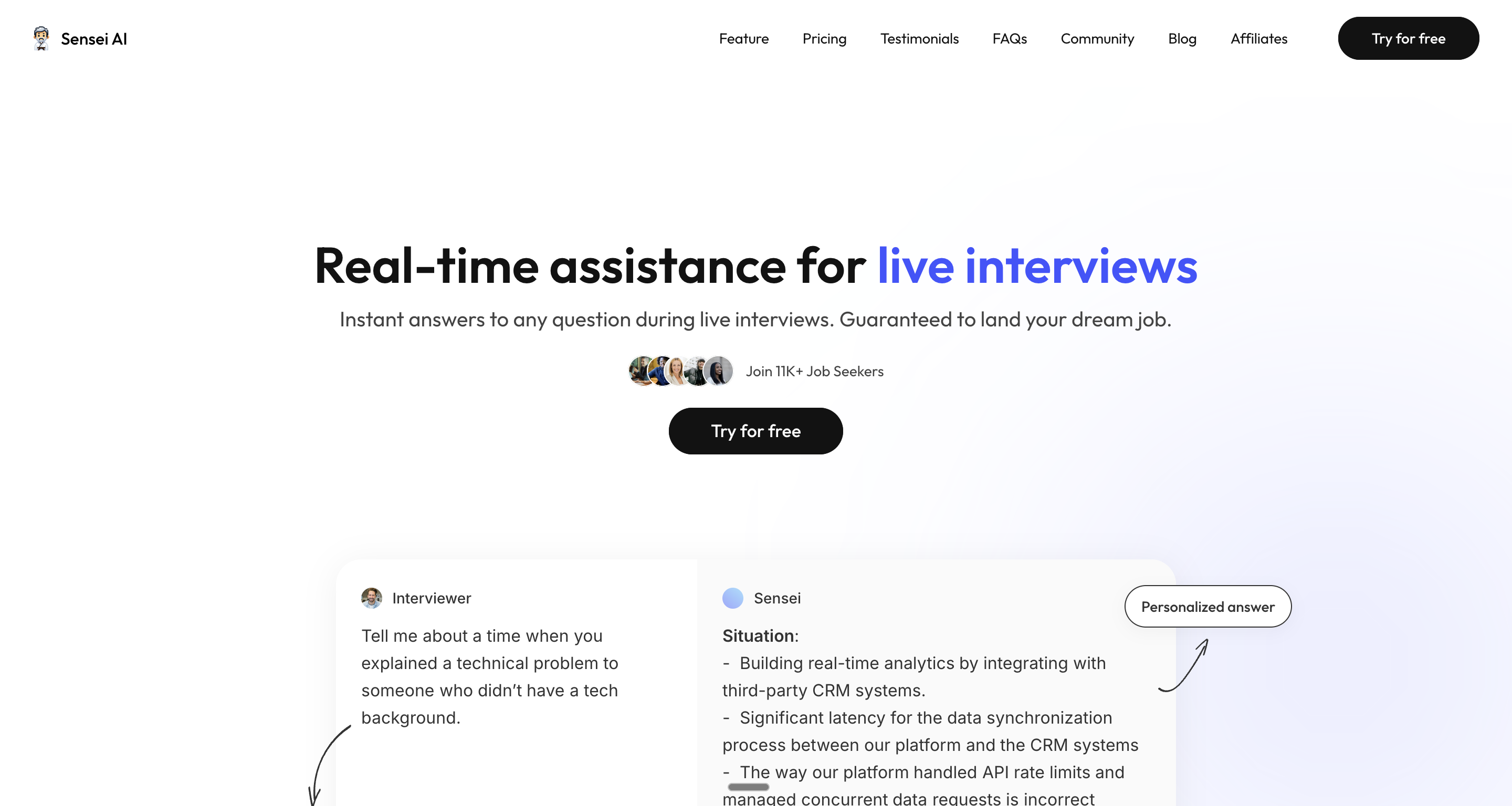 Sensei AI Interview Copilot