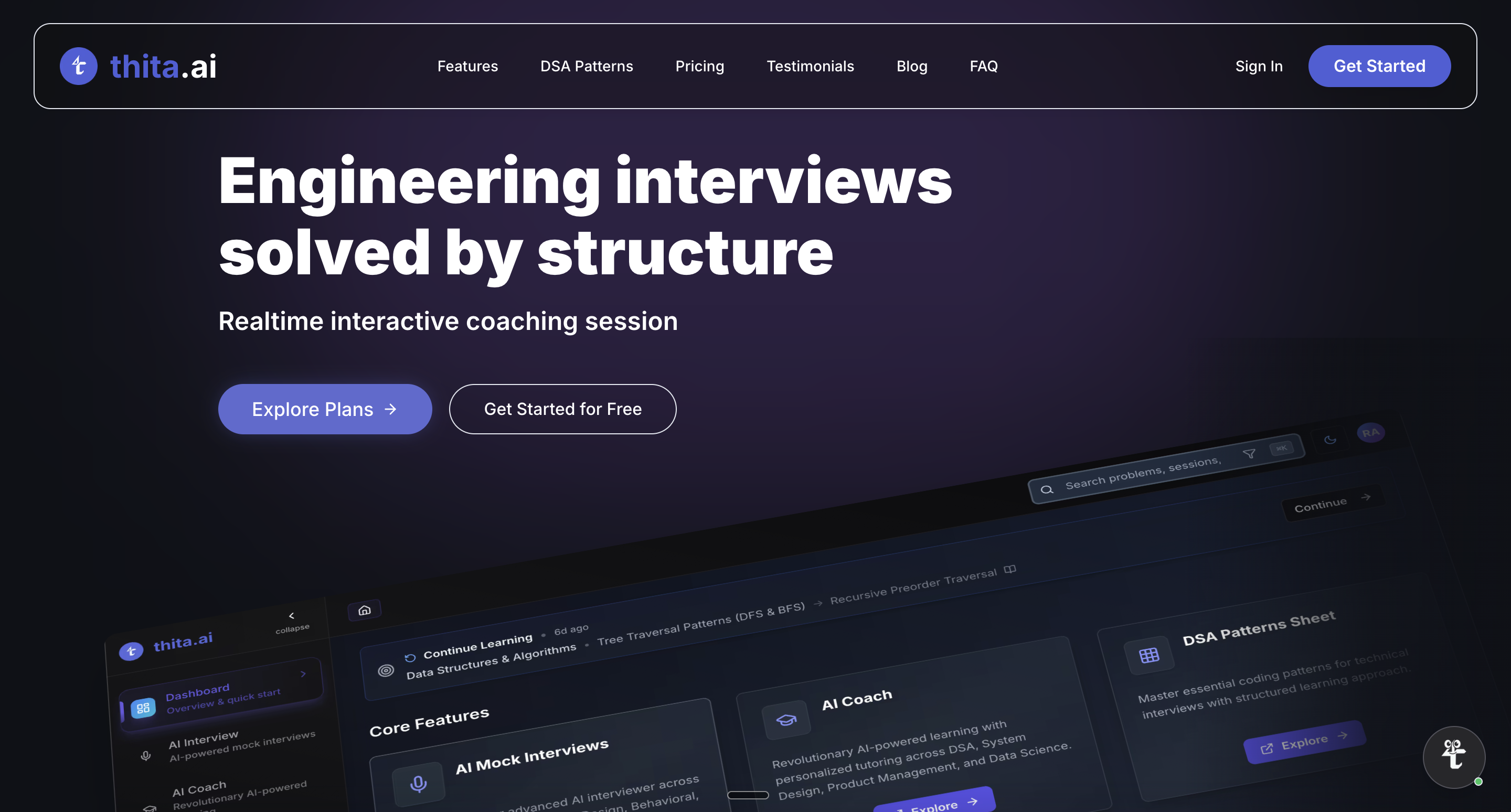 Thita AI Technical Interview Coach