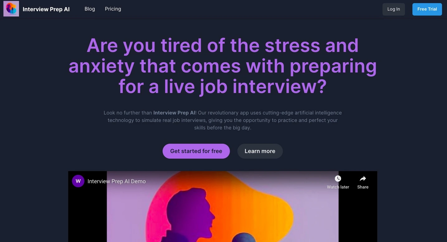 Interview Prep AI Screenshot