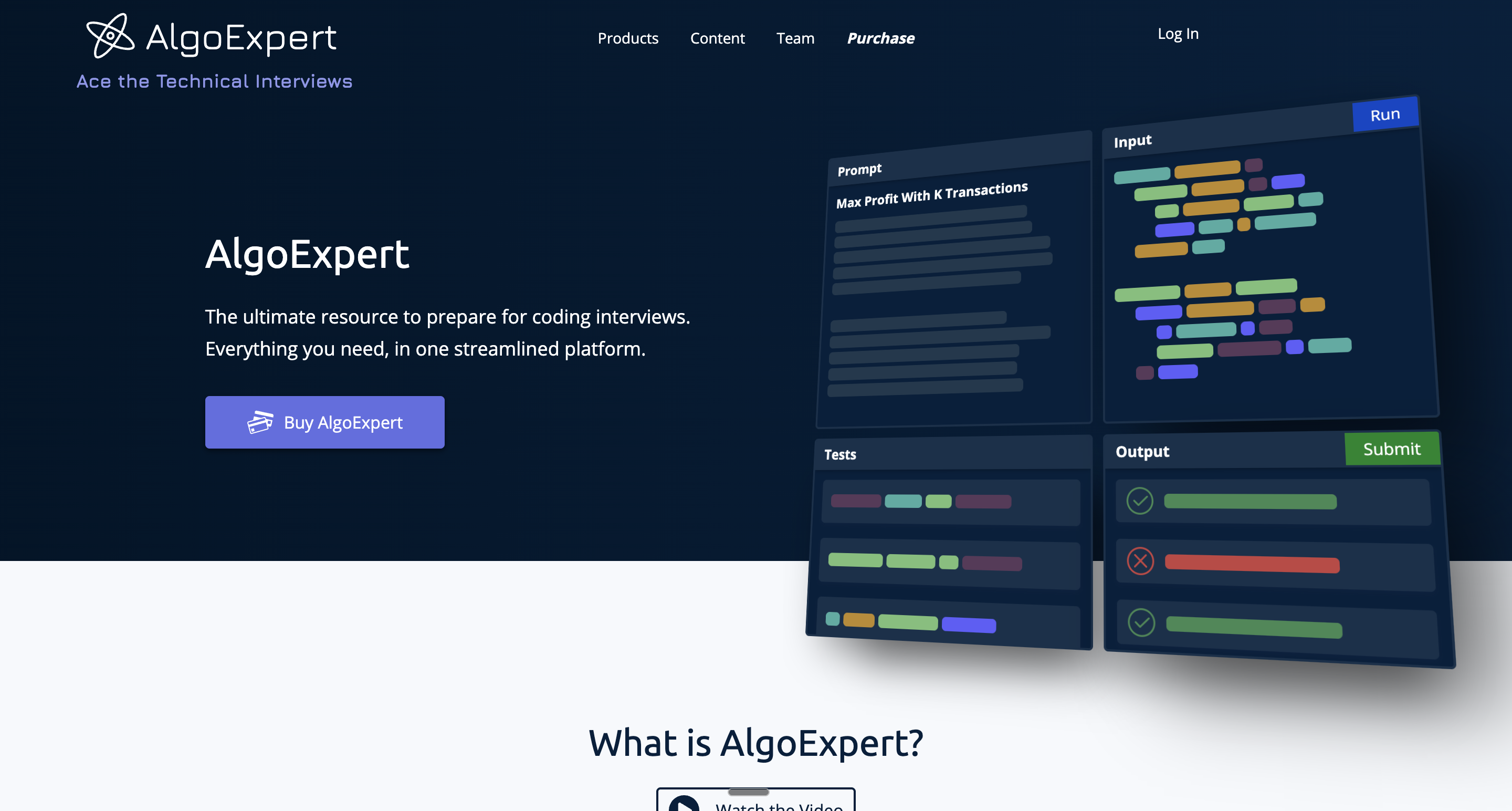 AlgoExpert Screenshot