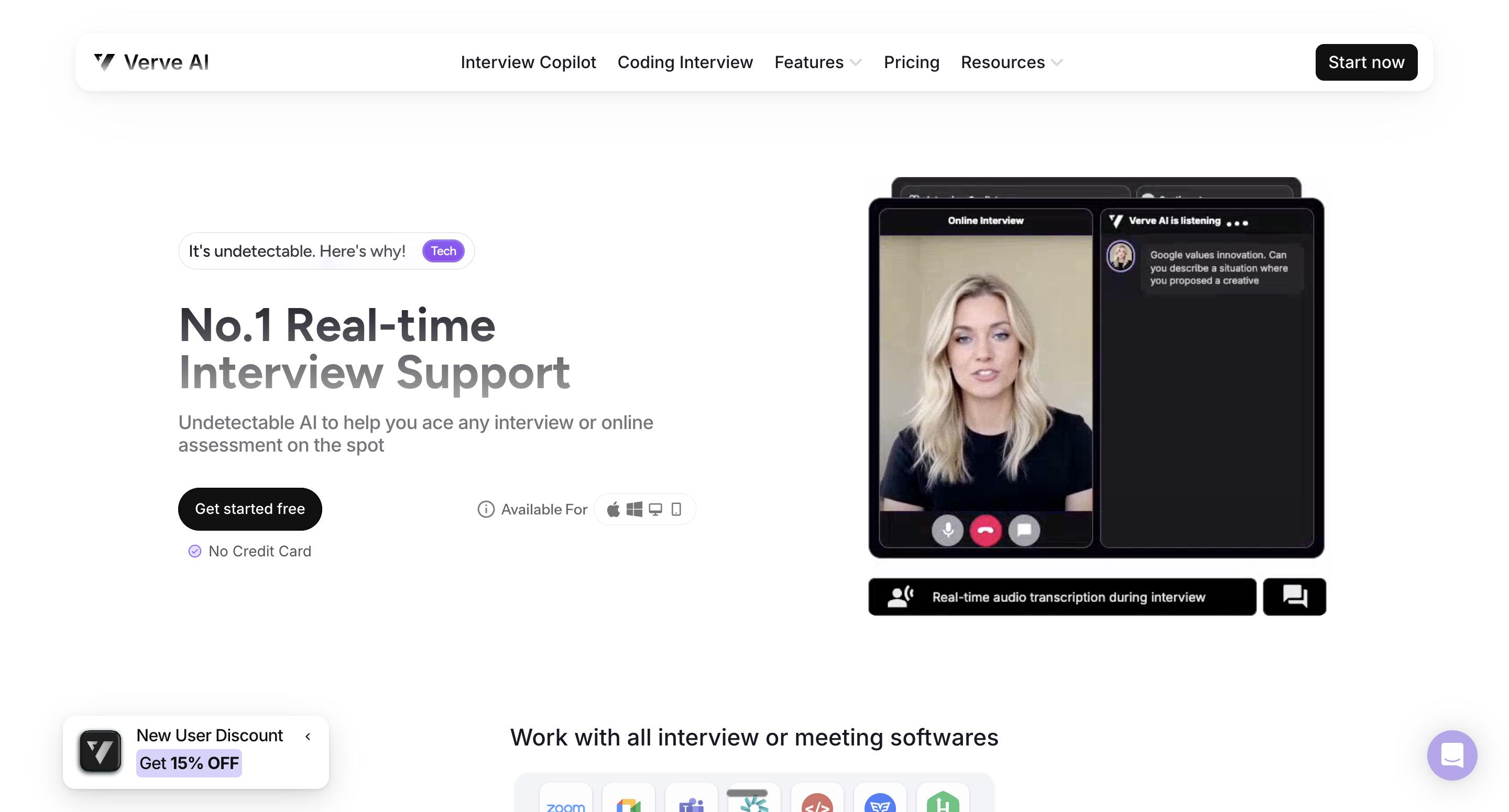 Verve AI (Verve Copilot) Screenshot